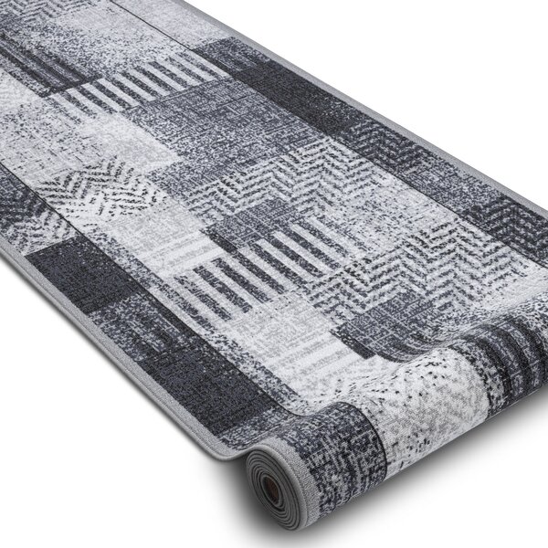 Associated Weavers Běhoun pogumovaný Essenza 19 šedý Šíře: 67 cm