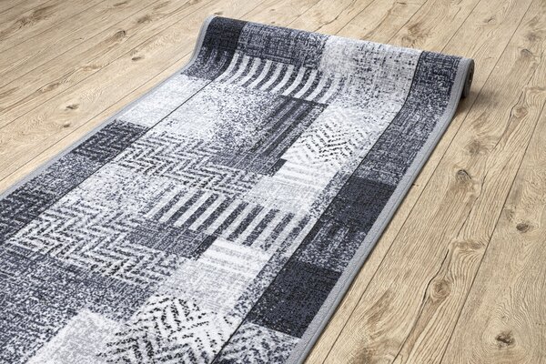 Associated Weavers Běhoun pogumovaný Essenza 19 šedý Šíře: 67 cm