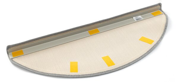 Kobercový ráj Kobercový nášlap GRAIN 19 šedý Rozměr: 67 cm x 24 cm + 3 cm (zahnutí)