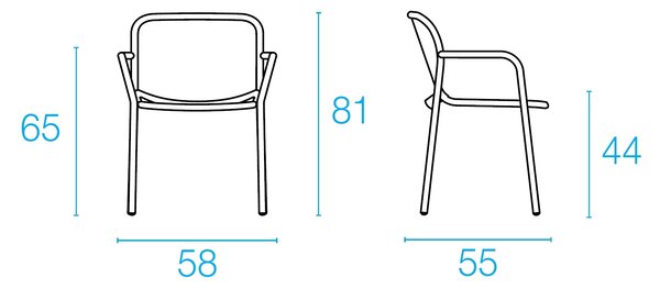 Emu designové zahradní židle Yard Armchair