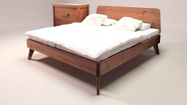 Postel CORTINA Buk 180x200cm - dřevěná postel z masivu o šíři 4 cm