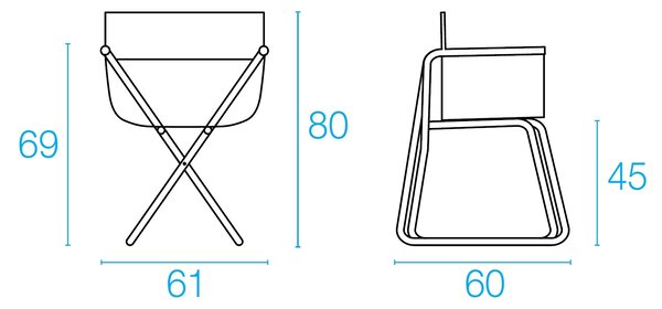 Emu designové zahradní židle Snooze Directors Chair