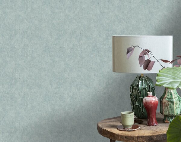 Vliesová tapeta na zeď, tyrkysová, imitace látky, NHW1004, Perla, Decoprint