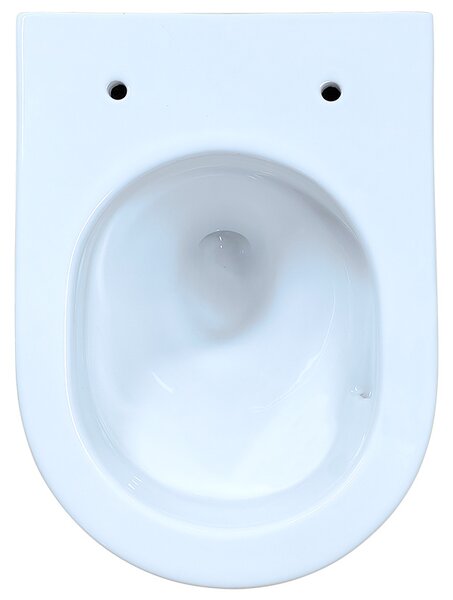 BPS-koupelny Závěsná WC mísa se SoftClose sedátkem NERO WH 02, bílá