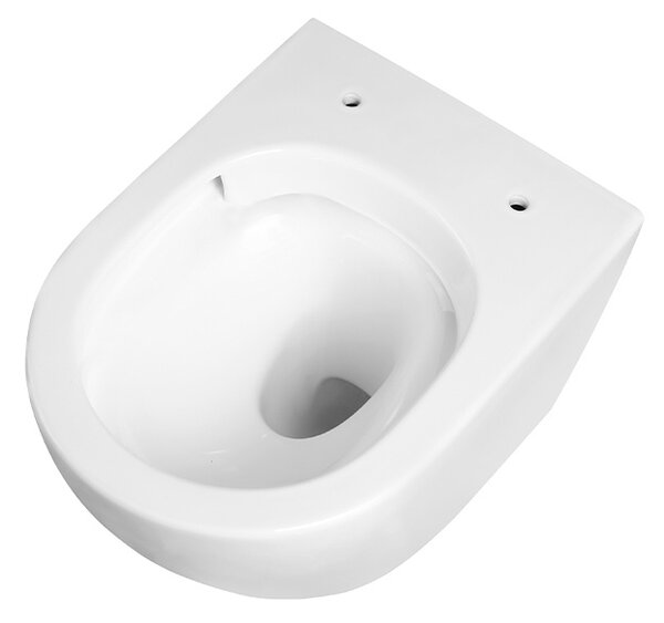 BPS-koupelny Závěsná WC mísa se SoftClose sedátkem FLOW WH TR 03, bílá