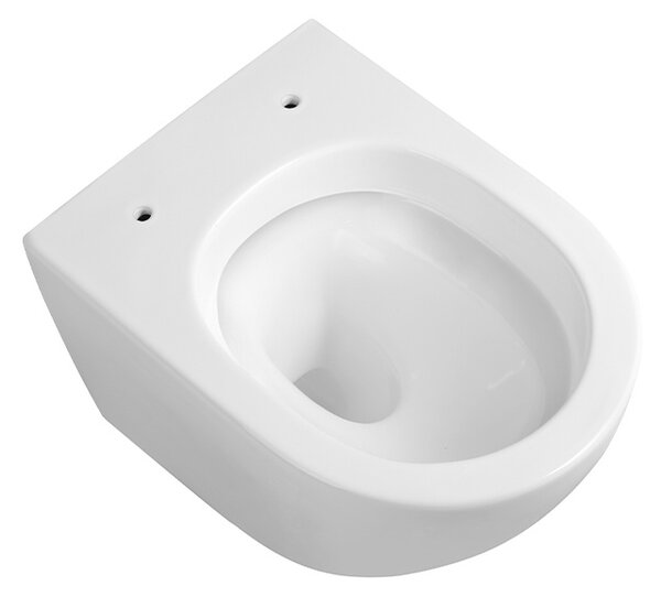 BPS-koupelny Závěsná WC mísa se SoftClose sedátkem FLOW WH TR 03, bílá