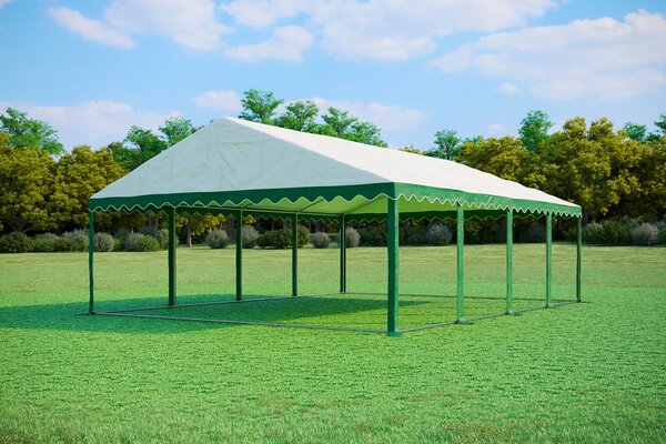 Párty stan 6x8 m PREMIUM - ohnivzdorný barva Bílá