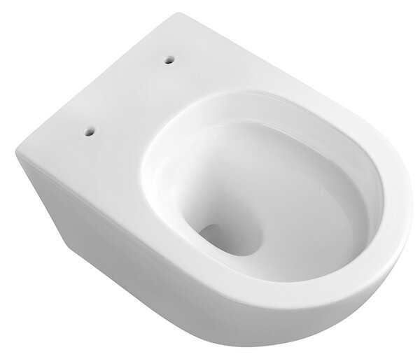 BPS-koupelny Závěsná WC mísa se SoftClose sedátkem MIZU WH TR 03, bílá