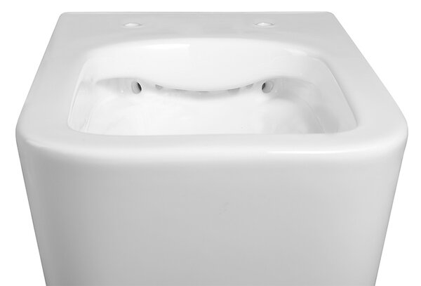 BPS-koupelny Závěsná WC mísa se SoftClose sedátkem RAIN WH RIM 03, bílá
