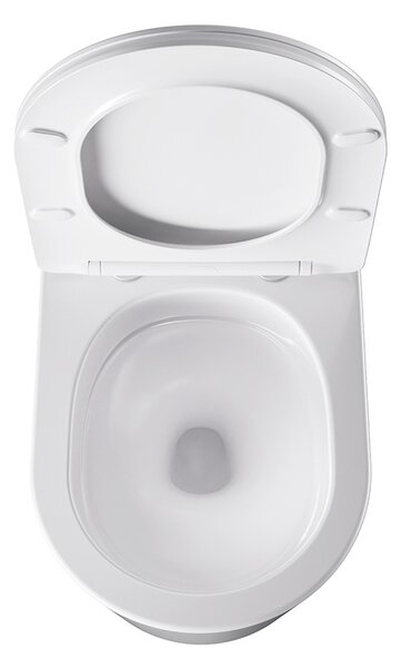 BPS-koupelny Závěsná WC mísa se SoftClose sedátkem ELITE WH 03, bílá