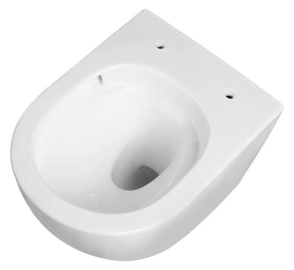 BPS-koupelny Závěsná WC mísa se SoftClose sedátkem FLOW WH TR 02, bílá