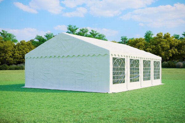 Párty stan 6x8 m PREMIUM - ohnivzdorný barva Bílá