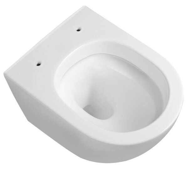 BPS-koupelny Závěsná WC mísa se SoftClose sedátkem FLOW WH TR 02, bílá