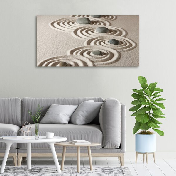 Foto-obraz canvas na rámu Kameny zen písek oc-62705757