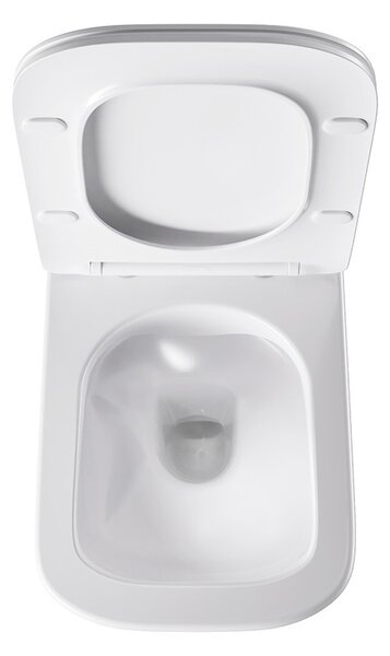 BPS-koupelny Závěsná WC mísa se SoftClose sedátkem AQUA WH 03, bílá