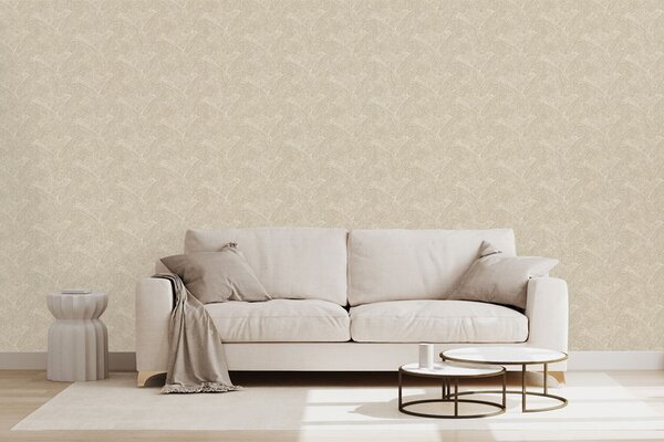 Grafická vliesová tapeta na zeď, béžová, NHW1025, Perla, Decoprint