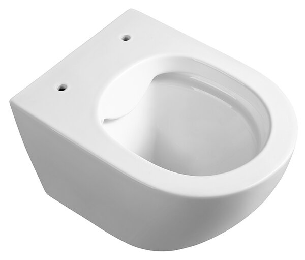 BPS-koupelny Závěsná WC mísa se SoftClose sedátkem MIZU WH RIM 01, bílá