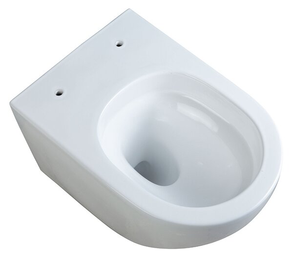 BPS-koupelny Závěsná WC mísa se SoftClose sedátkem MIZU WH TR 02, bílá