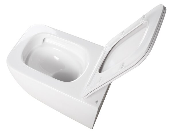 BPS-koupelny Závěsná WC mísa se SoftClose sedátkem YUZU WH TR 03, bílá
