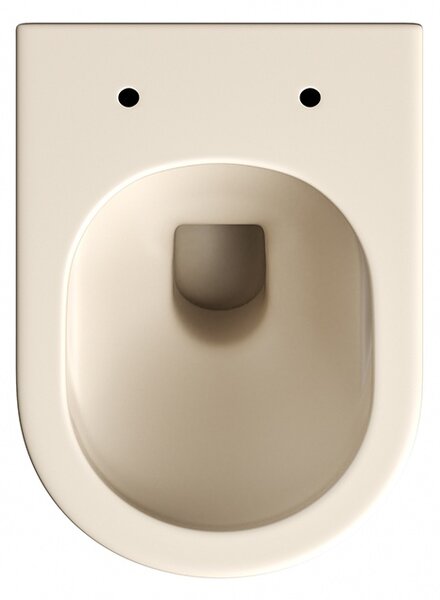BPS-koupelny Závěsná WC mísa se SoftClose sedátkem LUMA CAP RIM 03, cappuccino