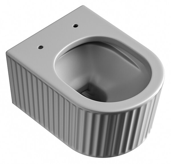 BPS-koupelny Závěsná WC mísa se SoftClose sedátkem LUMA MTGR RIM 03, šedá mat