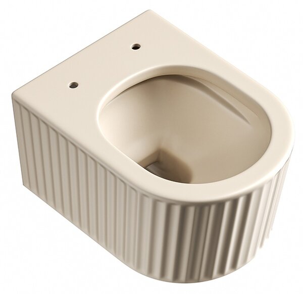 BPS-koupelny Závěsná WC mísa se SoftClose sedátkem LUMA CAP RIM 03, cappuccino