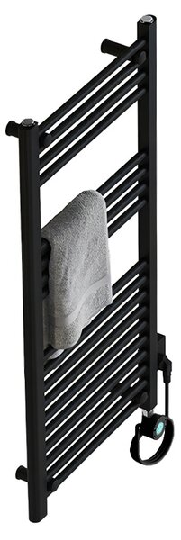 BPS-koupelny Elektrický koupelnový radiátor KATLA BL 250W, 50x100 cm, černý