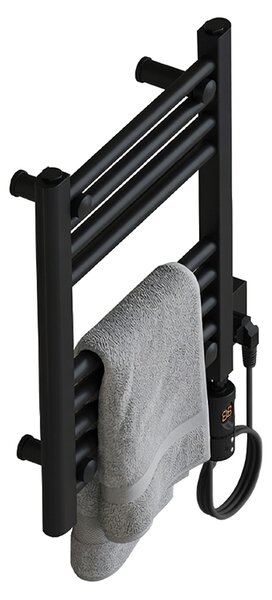BPS-koupelny Elektrický koupelnový radiátor MANAM BL 300W, 40x50 cm, černý