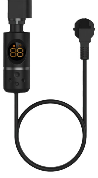 BPS-koupelny Elektrický koupelnový radiátor MANAM BL 300W, 40x50 cm, černý