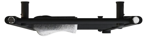 BPS-koupelny Elektrický koupelnový radiátor KATLA BL 250W, 50x100 cm, černý