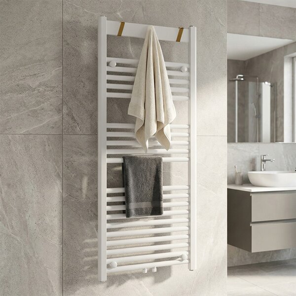 BPS-koupelny Koupelnový radiátor YASUR WH 2 494W, 50x120 cm, bílý