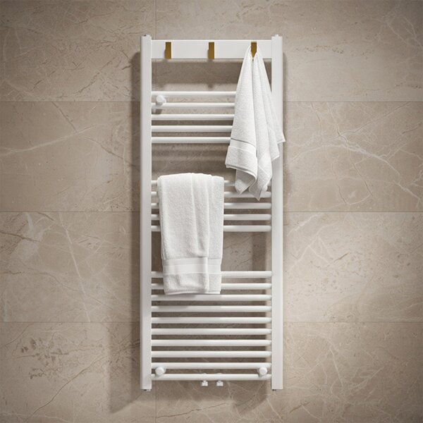 BPS-koupelny Koupelnový radiátor YASUR WH 2 494W, 50x120 cm, bílý
