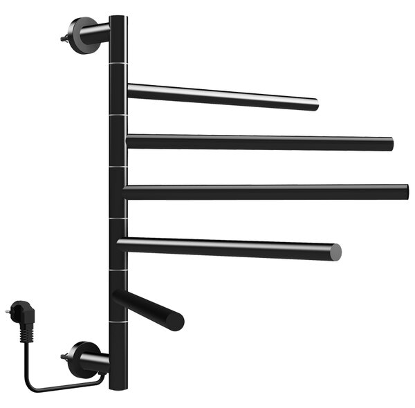 BPS-koupelny Elektrický koupelnový radiátor DORIAN BL 1 230W, 51,6x62,2 cm, černý