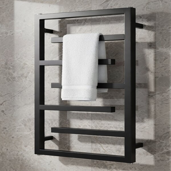 BPS-koupelny Koupelnový radiátor ANIKA BL 1 295W, 60x80 cm, černý