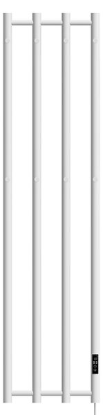 BPS-koupelny Elektrický koupelnový radiátor KASJAN WH 2 250W, 34,6x140,5 cm, bílý