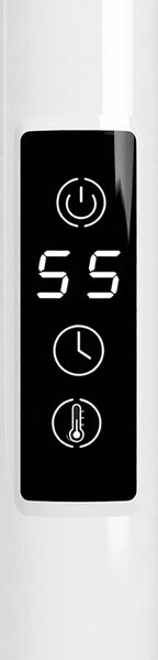 BPS-koupelny Elektrický koupelnový radiátor KASJAN WH 2 250W, 34,6x140,5 cm, bílý