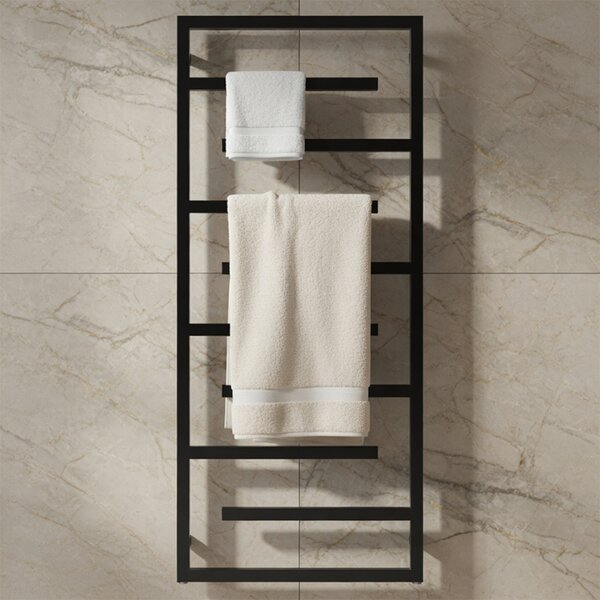 BPS-koupelny Koupelnový radiátor ANIKA BL 2 445W, 60x138 cm, černý