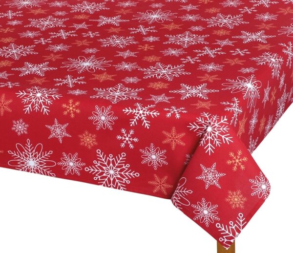 Bellatex Ubrus VÁNOCE 50x50 cm Vánoce hvězda Červená,Bílá