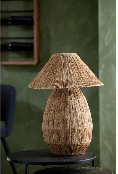 Stolní lampa v přírodní barvě se stínidlem z juty (výška 55 cm) Maruva – Light & Living