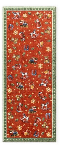 Červený/zelený běhoun s vánočním motivem 80x200 cm Toy's Delight Nostalgic Noel Red Green – Villeroy&Boch