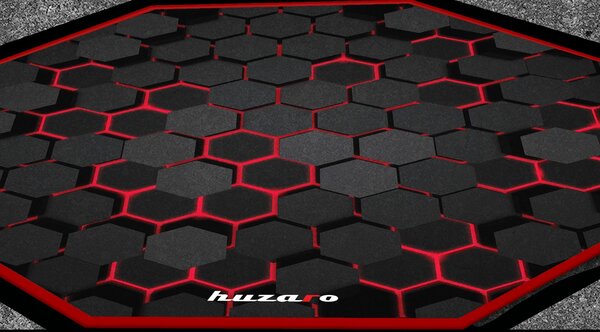 Podložka pod kancelářskou židli Floormaster 2 (černá + červená)