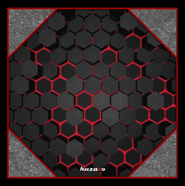 Podložka pod kancelářskou židli Floormaster 2 (černá + červená)