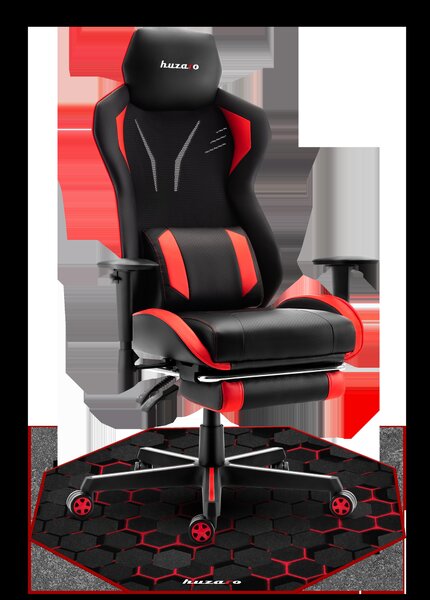Podložka pod kancelářskou židli Floormaster 2 (černá + červená)
