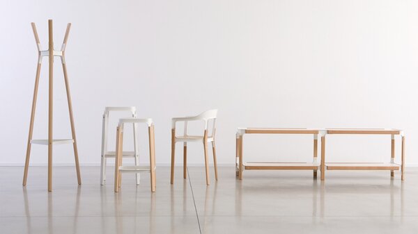 Magis designové stojanové věšáky Steelwood Coat Stand