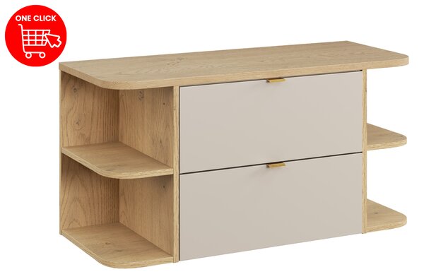 Comad Koupelnová skříňka pod deskové umyvadlo SET-DC B Cremona 100 kašmír/dub cremona