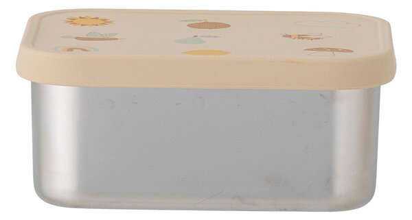 Nerezový dětský svačinový box ve stříbrné barvě Agnes – Bloomingville Mini