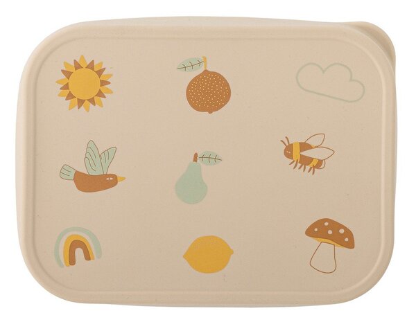 Nerezový dětský svačinový box ve stříbrné barvě Agnes – Bloomingville Mini