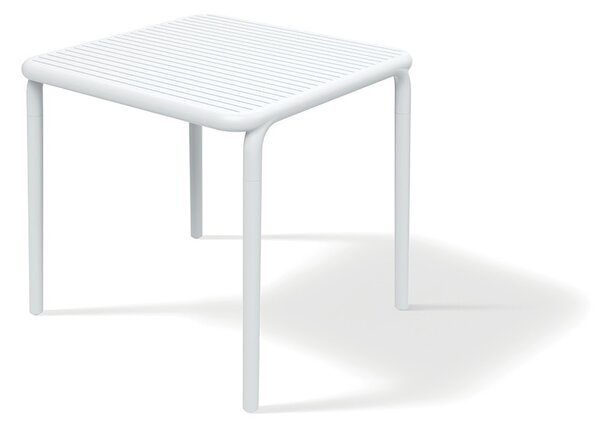Prosperplast Zahradní jídelní stůl BRENES 79,5x79,5x75,5 cm bílý