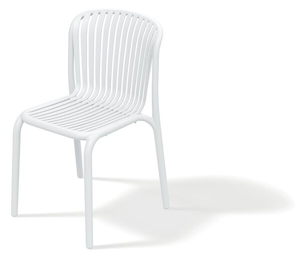 Prosperplast Zahradní židle BRENES 52x53x82,5 cm bílá