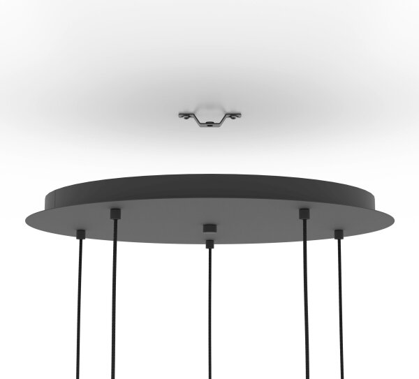Eglo 390183 - Lustr na lanku SERENARA 5xE27/40W/230V černá/zlatá